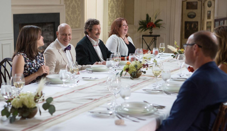 people dining in a restaurant